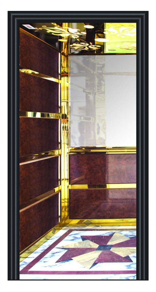 كبينة كرستال ذهبي 204